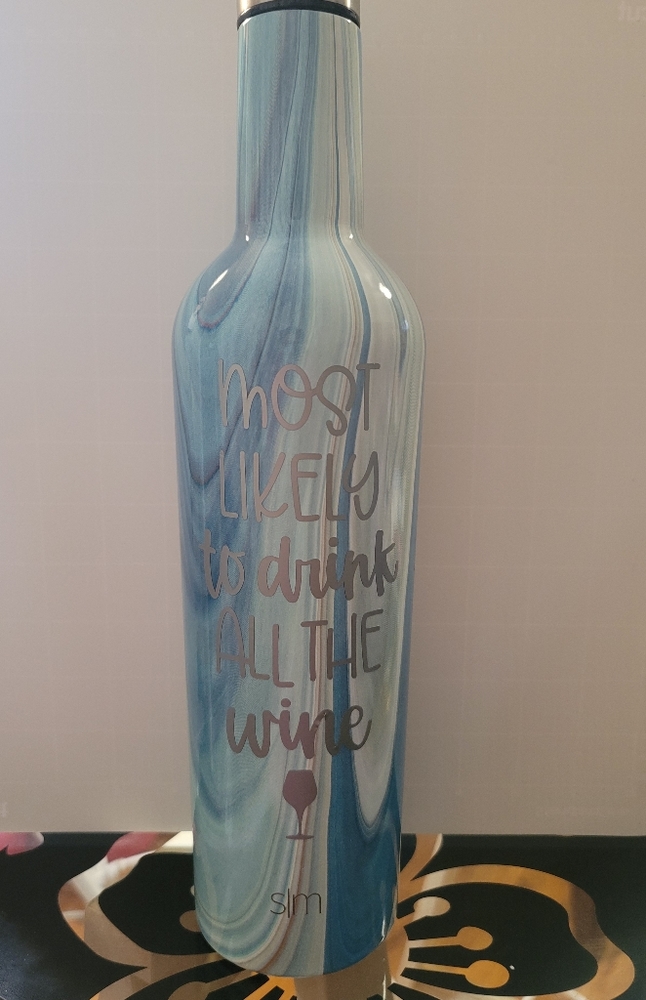 Metal Wine bottle